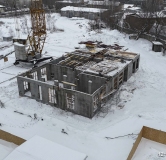 Ход строительства дома 2 в ЖК Дебют -