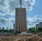 Ход строительства дома 4 в ЖК Покровский -