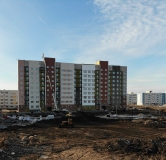 Ход строительства дома № 4, 18 квартал в Жилой район Волгарь -