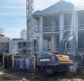 Ход строительства дома Корпус 2, 1 этап в ЖК Тихий центр -