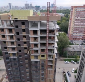 Ход строительства дома 12, корпус 1 в ЖК Тетрис -