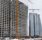 Ход строительства дома № 4 Башня в ЖК Green River (Грин Ривер) -