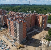 Ход строительства дома 32 в ЖК Новое Колпино -