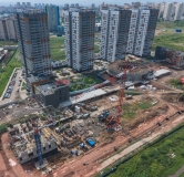 Ход строительства дома 2, корпус 3 в ЖК Чижи -