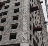 Ход строительства дома блок Б в ЖК Лазурный -