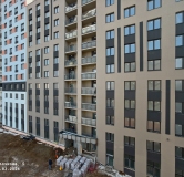 Ход строительства дома 5, секция 3.6, 3.7, 3.8 в ЖК Красное Яблоко -
