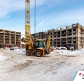 Ход строительства дома 12, строение 1 в ЖК Юттери (Финский городок) -