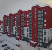Ход строительства дома 50 в ЖК Вишневая Горка -