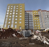 Ход строительства дома литера 1 в ЖК Атмосфера -