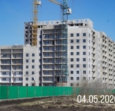 Ход строительства дома 22-12 в ЖК Романтики -