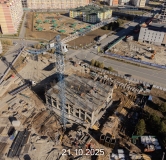 Ход строительства дома 10 в ЖК Прео-8 -