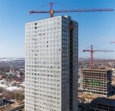 Ход строительства дома № 50 в ЖК КМ Анкудиновский Парк -