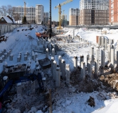 Ход строительства дома 1 в ЖК Миры -