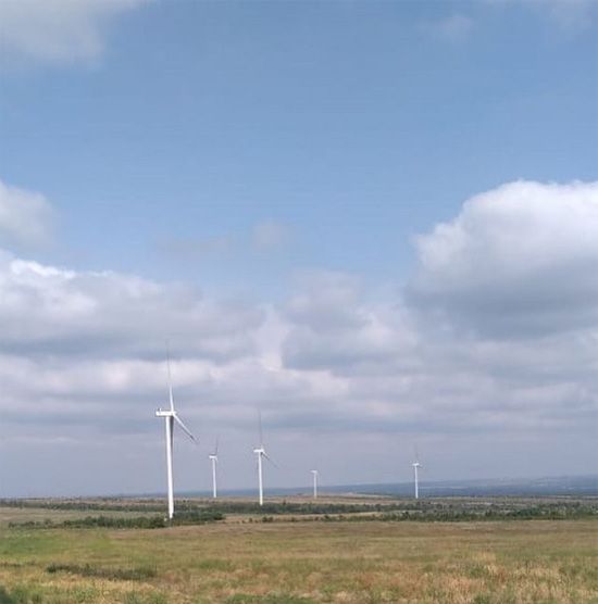 В Каменском районе завершен второй этап строительства Казачьей ветроэлектростанции