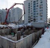 Ход строительства дома 3.1, секция F в ЖК Квартал на Горького -
