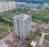 Ход строительства дома 3.2.2 в ЖК Остров на Норильской -