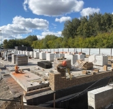 Ход строительства дома 1 в ЖК Атмосфера -