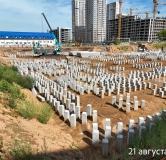 Ход строительства дома Корпус 1,2,3, 1 этап в ЖК Manzara Towers -