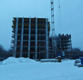 Ход строительства дома 114, поз.1, 2 этап в ЖК Флора (FLORA) -