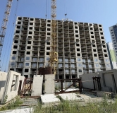Ход строительства дома 5.6 в ЖК ЭКО-квартал на Кедровой -