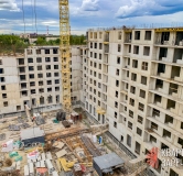Ход строительства дома 1 этап, Корпус В в ЖК Квартал Заречье -