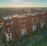 Ход строительства дома 48 в ЖК Вишневая Горка -