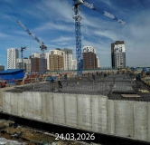 Ход строительства дома 25, ГП-72.107 в ЖК Мириады -