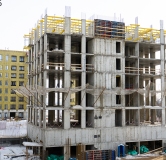 Ход строительства дома 2.1 в ЖК Urman City -