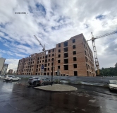 Ход строительства дома поз. Л5.3 в ЖК Ёлки Парк (Elky Park) -