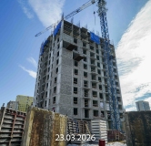 Ход строительства дома 10 в ЖК Прео-8 -