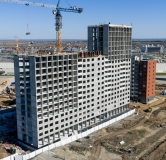 Ход строительства дома № 2, квартал 4 в Макрорайон Амград -