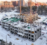 Ход строительства дома 2 в ЖК Дабл-Дабл -