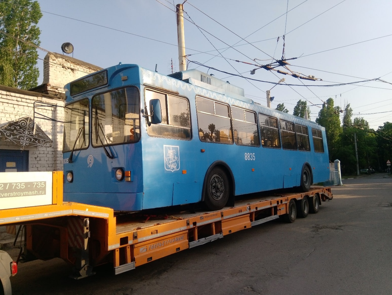 Автопарк Воронежа пополнили тремя троллейбусами из Москвы