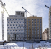 Ход строительства дома 1-4 в ЖК Уральский сад -