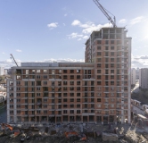 Ход строительства дома № 1306 (ГП-5.2) в ЖК Зарека -