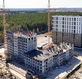 Ход строительства дома 2 в ЖК Дабл-Дабл -
