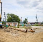 Ход строительства дома 2 в ЖК РАЗУМ на Малышева -