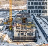 Ход строительства дома корпус 5 в ЖК Исеть Парк -