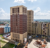 Ход строительства дома секция 1.7 в ЖК 19/56. Кварталы Телецентра -
