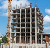 Ход строительства дома 1 в ЖК Scala City -
