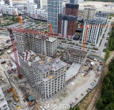 Ход строительства дома ГП-8 в ЖК Айвазовский City -