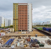 Ход строительства дома 6/4 в ЖК Ближе -