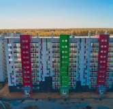 Ход строительства дома 11 в ЖК Вишневая Горка -