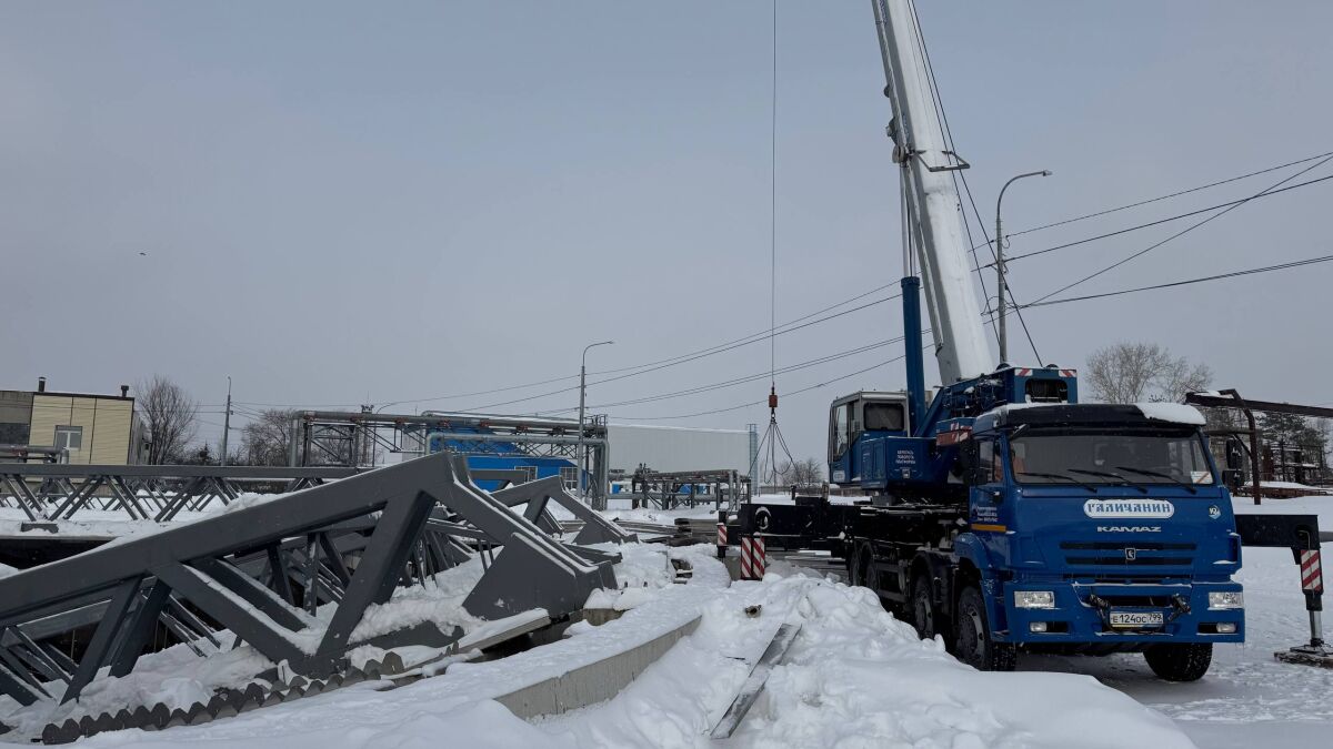 Элементы поврежденного купола демонтировали на Нижегородской станции аэрации - фото 1
