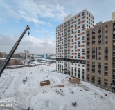 Ход строительства дома 5, секция 3.3, 3.4, 3.5 в ЖК Красное Яблоко -