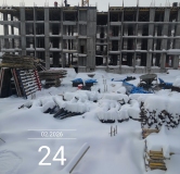 Ход строительства дома 7 в ЖК Истории -