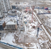 Ход строительства дома 2, корпус 4, 2 этап в ЖК Чижи -