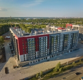Ход строительства дома Б.1, 3 этап в ЖК Краснопольский -