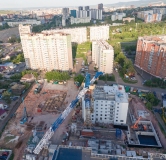 Ход строительства дома 12.1 в ЖК Курчатова -