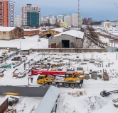 Ход строительства дома 5, 3 этап в ЖК Quatro -